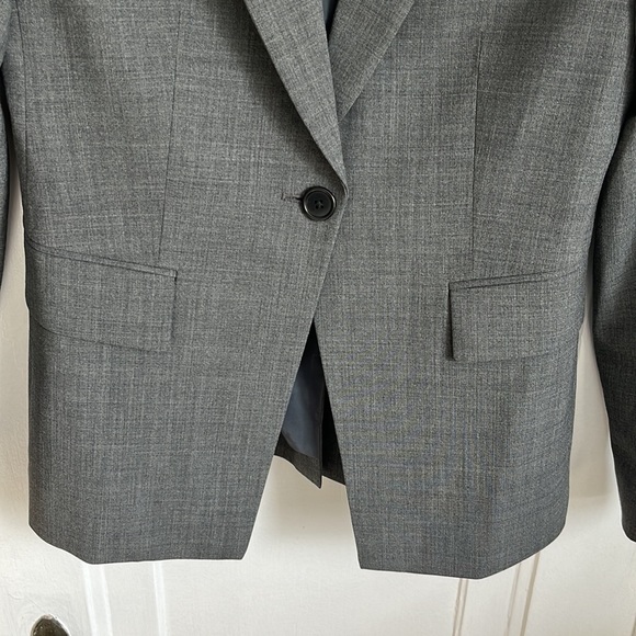 J Crew Gray Slim Single Button Blazer - Picture 5 of 8